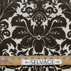 Floral in Chocolate | Home Decor Fabric | Damask in Brown / Linen | Medium Weight | 54" Wide | By the Yard