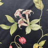 Haven in Onyx | Home Decor Fabric | Botanical Floral in Black / Green / Pink | Waverly | Medium Weight | 54" Wide | By the Yard