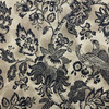 Jack in Black | Home Decor Fabric | Stamped Floral in Brown | Braemore | Medium Weight | 54" Wide | By the Yard