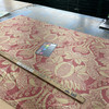 Artifact in Antique Red | Home Decor Fabric | Red Tan Floral | Drapery | P/Kaufmann | 54" Wide | By The Yard