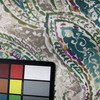 Kelly Ripa Home Bright & Live in Seaglass | Home Decor Fabric | Teal Purple Paisley | P/K Lifestyles | 54" Wide | By The Yard