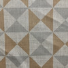 Quartic in Amber | Home Decor Fabric | Tan Yellow Geometric | Drapery | PK Contract | 54" Wide | By The Yard