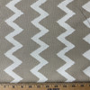 Ziggy in Linen | Home Decor Fabric | White Beige Chevron | Drapery | Golding Fabrics | 54" Wide | By The Yard