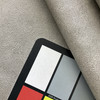 Medium Gray | Faux Leather Upholstery Fabric | Light Natural Grain | Felt-Backed Vinyl | Heavy Weight / Durable | 54" Wide | By the Yard