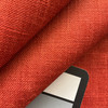 Enterprise in Paprika | Upholstery Fabric | Chenille Microfiber in Solid Orange | Heavyweight | High Performance | 54" Wide | By the Yard
