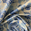 Soft Focus in Porcelain | Home Decor Fabric | Stamped Watercolor Floral in Blue / White | HGTV Home | Linen Like | 54" Wide | By the Yard