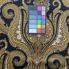 Pashmina in Java | Home Decor Fabric | Large Scale Paisley in Black / Brown | Braemore | Medium Weight | 54" Wide | By the Yard
