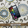 Pom Pom Play in Spa | Home Decor Fabric | Blue Yellow Floral | Drapery | Waverly | 54" Wide | By The Yard