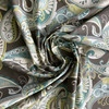 Whimsy in Stratosphere | Home Decor Fabric | Teal Lime Paisley | Covington Fabrics | 54" Wide | By The Yard