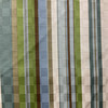 Linear in Spa | Home Decor Fabric | Blue Green Brown Stripe Geometric | Drapery | Waverly | 100% Cotton | 54" Wide | By The Yard