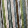 Linear in Spa | Home Decor Fabric | Blue Green Brown Stripe Geometric | Drapery | Waverly | 100% Cotton | 54" Wide | By The Yard