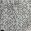 London In Grey | Home Decor Fabric | Grey White Tile Mosaic | Drapery | 54" Wide | By The Yard