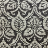 Damask Duet in Sepia | Home Decor Fabric | Tan Brown Damask | Drapery | Waverly | 54" Wide | By The Yard