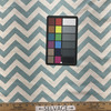 Chevron in Turquoise | Home Decor Fabric | Blue and Natural Flecked Off White | Medium Weight | 54" Wide | By The Yard