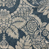 Artifact in Stonewash | Home Decor Fabric | Blue Taupe Floral | Drapery | P/Kaufmann | 54" Wide | By The Yard