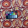 Grand Ikat in Orange | Home Decor Fabric | Red / Orange / Plum | Golding Fabrics | Medium Weight | 54" Wide | By the Yard