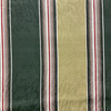 Kempton in Moss | Home Decor Fabric | Green / Gold / Red  Stripe | Drapery | P/Kaufmann | 54" Wide | By The Yard