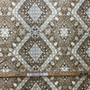 Persian Diamond in Mineral | Home Decor Fabric | Brown Tan Geometric | Drapery | P/K Lifestyles by Imani Home | 54" Wide | By The Yard