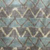 Farahan Geo in Mineral | Home Decor Fabric | Geometric Mint Green / Brown | PKL Studio | Medium Weight | 54" Wide | By the Yard