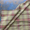 Plaid in Burberry | Upholstery Fabric | Tartan Plaid in Coral Red / Green / Brown | Medium Weight | 54" Wide | By The Yard