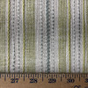 Spring in Celery | Upholstery Fabric | Green and Blue Stripe Basketweave | Medium Weight | By The Yard