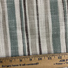 Hampton in Spa | Upholstery Fabric | Green Brown Stripe | Medium Weight | 54" Wide | By The Yard