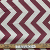 Vibes in Blossom | Upholstery Fabric | Chevron in Dark Pink / Off White | Heavyweight | Durable | 54" Wide | By the Yard