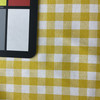 Ascott in Citron | Upholstery / Drapery Fabric | Check Plaid in Yellow and White | Medium Weight | 54" Wide | By the Yard