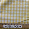 Allegro in Yellow | Upholstery / Drapery Fabric | Check Plaid in Yellow / White | Medium Weight | 54" Wide | By the Yard (Also sku:skndeco0324-1746)