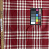 Faulkner in Flame | Upholstery / Drapery Fabric | Plaid in Red / White | Medium Weight | 54" Wide | By the Yard