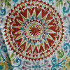 Give it a Whirl in Sundance | Home Decor Fabric | Red Blue Green | Linen-like | Dena Home | 54" Wide | By the Yard