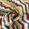 Multi-colored Chevron | Upholstery Fabric | Pink Green Yellow Textured Jacquard | Heavy Weight | 54" Wide | By The Yard