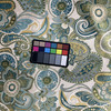 Paisley in Green / Blue / Yellow | Upholstery Fabric | Jacquard | Medium weight | 54" Wide | By the Yard