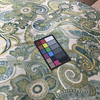 Paisley in Green / Blue / Yellow | Upholstery Fabric | Jacquard | Medium weight | 54" Wide | By the Yard