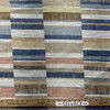 Parellels in Mineral | Home Decor Fabric | Blue Brown Geometric | PKL Studio | 54" Wide | By The Yard