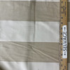 Wide Striped Velvet in Two Tone Light Beige | Upholstery Fabric | Heavyweight | Soft | 54" Wide | By the Yard
