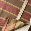 Limbo in Russet | Drapery Fabric | Stripes in Rust / Brown  | Slub Weave | Medium Weight | 54" Wide | By the Yard