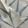 Astoria in Chambray | Embroidered Fabric | Blue / Off White Diamond Design | Drapery / Upholstery | 54" Wide | By the Yard