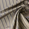 Golden Light in Brown | Drapery / Light Upholstery Fabric | Stripes in Two Tone Brown | Medium Weight | 54" Wide | By the Yard