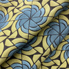 Geometric in Citron Green and Blue | Upholstery Fabric | Jacquard | Heavyweight | 54" Wide | By the Yard