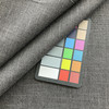 Archetype in Smoke | Upholstery Fabric | Variegated Grey Linen Like Slub Weave  | Felt-backed | Heavy Weight | 54" Wide | By The Yard
