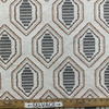 Parnell in Spice | Upholstery Fabric | Beige Orange Black Geometric | Medium Weight | 54" Wide | By The Yard