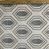 Parnell in Spice | Upholstery Fabric | Beige Orange Black Geometric | Medium Weight | 54" Wide | By The Yard