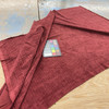 Kismet in Wine | Upholstery Fabric | Red Subtle Stripes Velvet | Medium Weight | 54" Wide | By The Yard