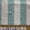 Maxie in Robin | Home Decor Fabric | Blue White Stripe | Drapery | Medium Weight | 54" Wide | By The Yard