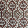 Ikat in Sunrise | Upholstery Fabric | Red Yellow Beige Chenille | Medium- Heavyweight | 54" Wide | By The Yard