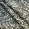 Renoir in Ivey | Upholstery Fabric | Blue Green Paisley Damask | Medium Weight | 54" Wide | By The Yard