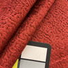 Wriggle in Laquer | Chenille Upholstery Fabric | Brick Red | Heavyweight | 54" Wide | By the Yard