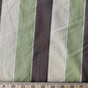 Sandlot in Dog | Lightweight Upholstery / Drapery Fabric | Stripes in Green / Brown / Tan | Medium Weight | 54" Wide | By the Yard