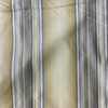 Bree in Silk Yellow | Drapery Fabric | Horizontal Stripes in Yellow / Lt Brown / Off White | Lightweight | 54" Wide | By the Yard